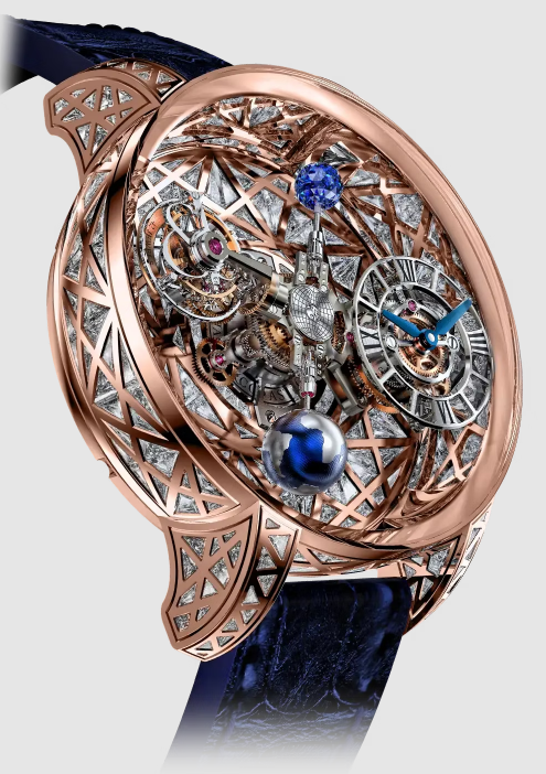 Jacob & Co astronomia tourbillon baguette METEORITE WHITE DIAMONDS replica watch AT800.40.HD.UA.B Jacob & Co astronomia tourbillon baguette METEORITE WHITE DIAMONDS replica watch AT800.40.HD.UA.B